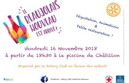 Rejoignez-nous pour célébrer le Beaujolais Nouveau 2018 !